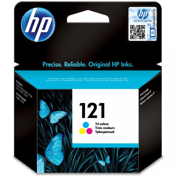 HP 121 (CC643HE) - Cyan, Magenta et Jaune -1.jpg